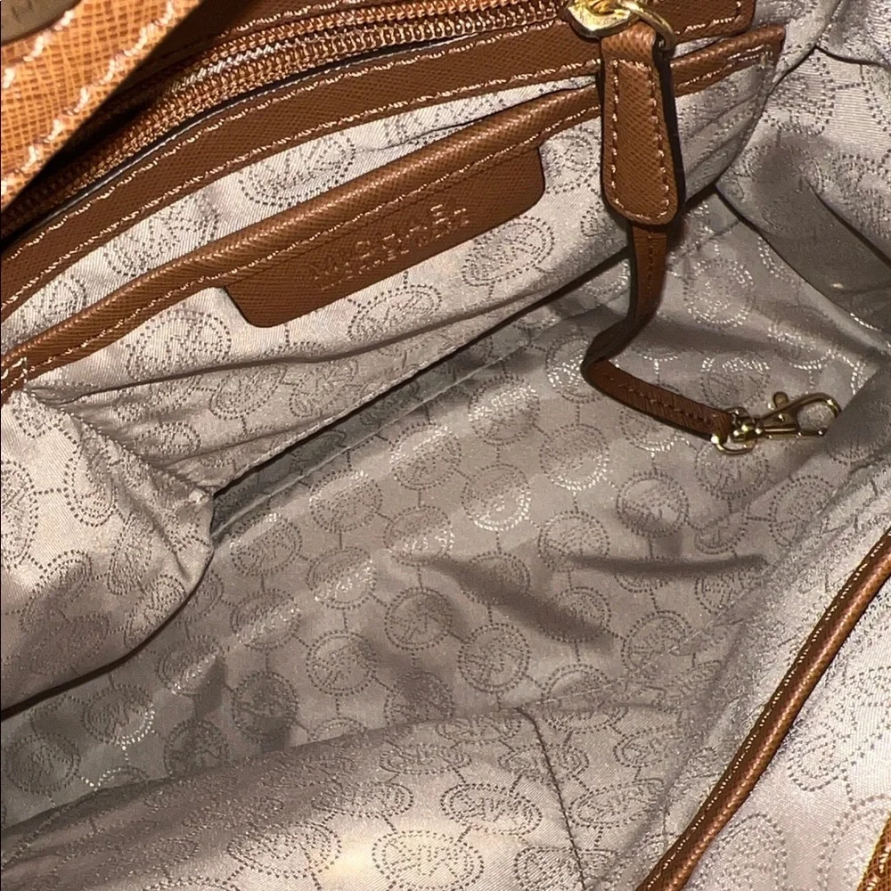 Michael Kors Tan Leather Satchel
